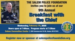 2020 Breakfast With the Chief Sponsor Opportunities Available