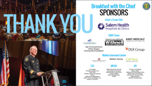 Thank you to our Breakfast with the Chief Sponsors