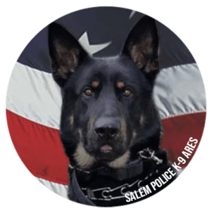 Salem Police K9 Ares Circle Graphic